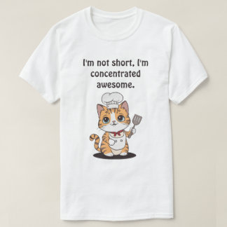 T-shirt Chat Chef personnalisable