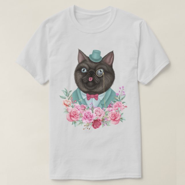 T-shirt Chat chic (Design devant)