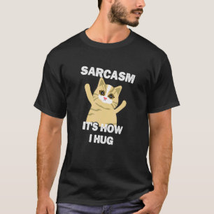 T-shirt Chat Coloré Sarcastique Le Sarcasme C Est Comment
