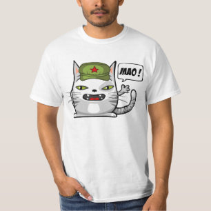 T-shirt chat communiste