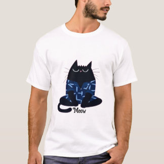 T-shirt Chat confortable