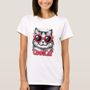 T-shirt Chat Cool 1