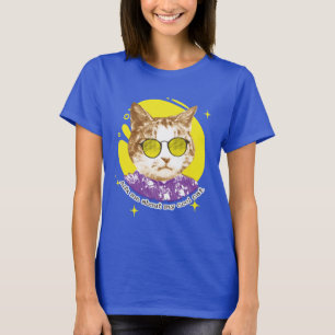 T-shirt Chat Cool amusant dans les lunettes de soleil