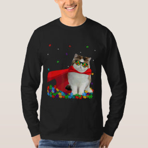 T-shirt Chat cool Sensibilisation sur l'autisme exotique