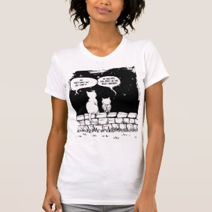T-shirt Chat Cosmique Perspective Art de Chat Drôle