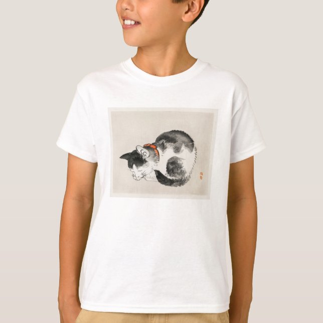 T-shirt Chat couché (Devant)