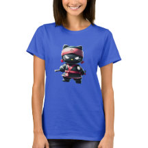 T-shirt Chat Cute Ninja