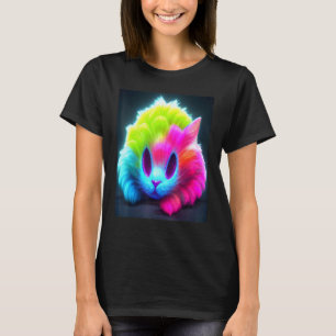 T-shirt Chat Cyber Punk Étrange Hommes Femmes Garçons Fill