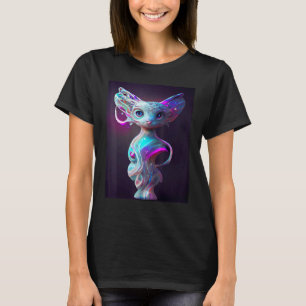 T-shirt Chat Cyber Punk Étrange Hommes Femmes Garçons Fill