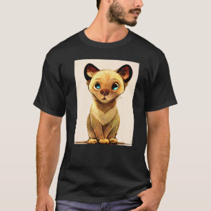 T-shirt Chat Cyber Punk Hommes Femmes Garçons Filles Étran