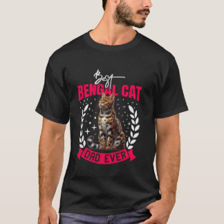 T-shirt Chat Daddy MEILLEUR BENGAL CHAT DAD JAMAIS Bengale