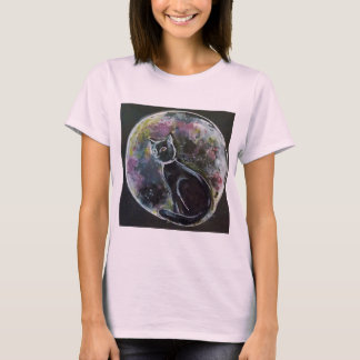 T-shirt Chat dans la lune