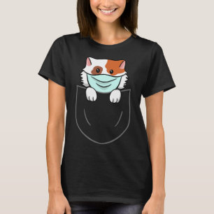 T-shirt Chat Dans La Poitrine Poitrine Poitrine Poitrine M