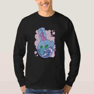 T-shirt Chat de bong à ondes