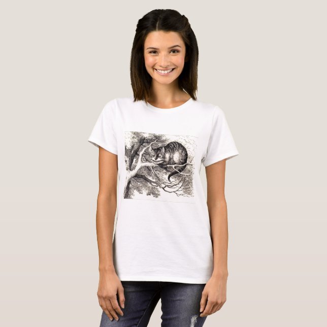 T-shirt Chat de Cheshire (Devant entier)