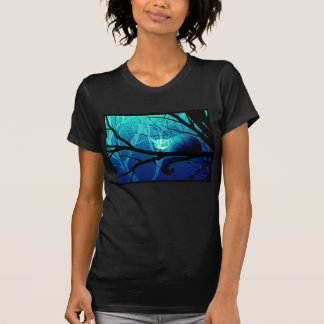 T-shirt Chat de Cheshire parmi des arbres