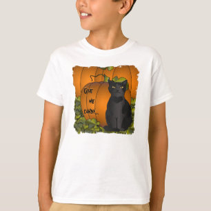 T-shirt Chat de citrouille