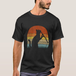 T-shirt Chat de clarinette drôle Joueur de clarinette Musi