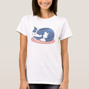 T-shirt Chat de dessin dormant adorable
