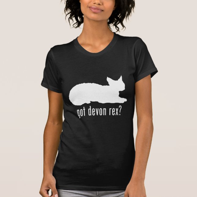 T-shirt Chat de Devonshire Rex (Devant)