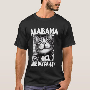 T-shirt Chat de fête du jour de match de l'Alabama Selfie