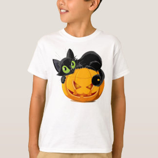 T-shirt Chat de Halloween