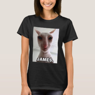 T-shirt Chat de James