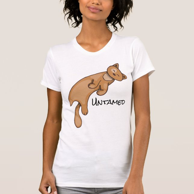 T-shirt Chat de Kitty Chat à Dormir Mignonne (Devant)