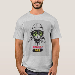 T-shirt Chat de la faim 🙀 T_Shirt Design 2024