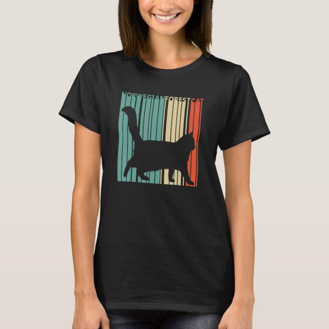 T-shirt Chat de la forêt norvégienne (Devant)