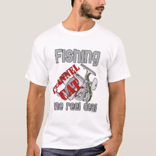 T-shirt Chat de la Manche de pêche la pêche d'affaire de