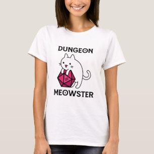 T-shirt Chat de la Meowster Dungeon amusant