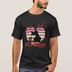 T-shirt Chat de la Saint-Valentin En colère Toujours Pas d