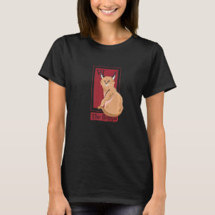 T-shirt Chat de Loterie Mexicaine Caracal Chat La Floppa