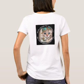 T-shirt Chat de luxe italien : Willow