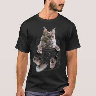 T-shirt Chat de Maine