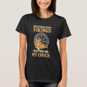 T-shirt Chat de Maine Coon issu des Vikings