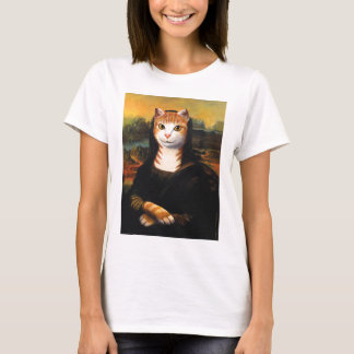 T-shirt Chat de Mona Lisa