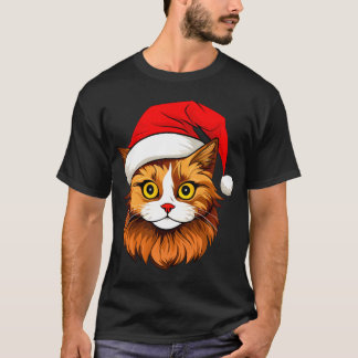 T-Shirt chat de Noël