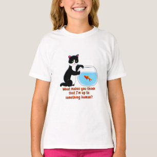 T-shirt Chat de pêche