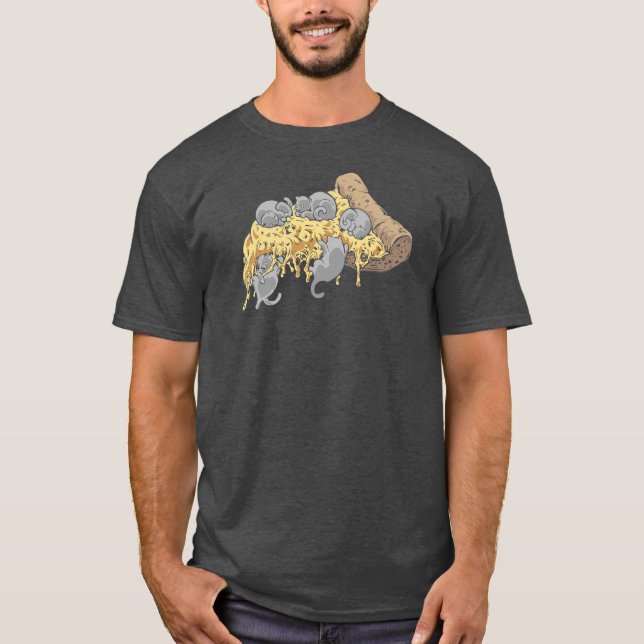 T-shirt Chat de pizza ! ! (Devant)
