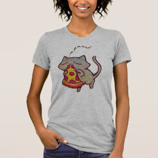 T-shirt Chat de pizza !