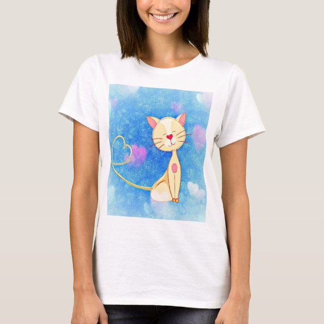 T-shirt Chat de rêve (Devant)