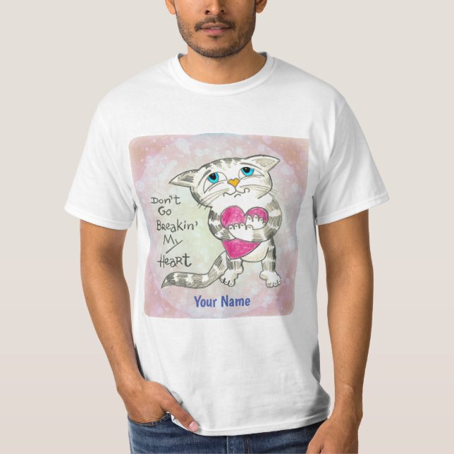 T-shirt Chat de rupture  (Devant)