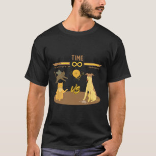 T-shirt Chat de Schrödinger contre le chien de Pavlov jeu 
