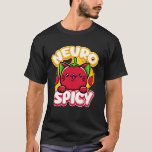 T-shirt Chat de sensibilisation à l'autisme Neuroépicé Édu