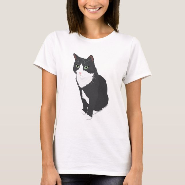 T-shirt Chat de smoking (Devant)