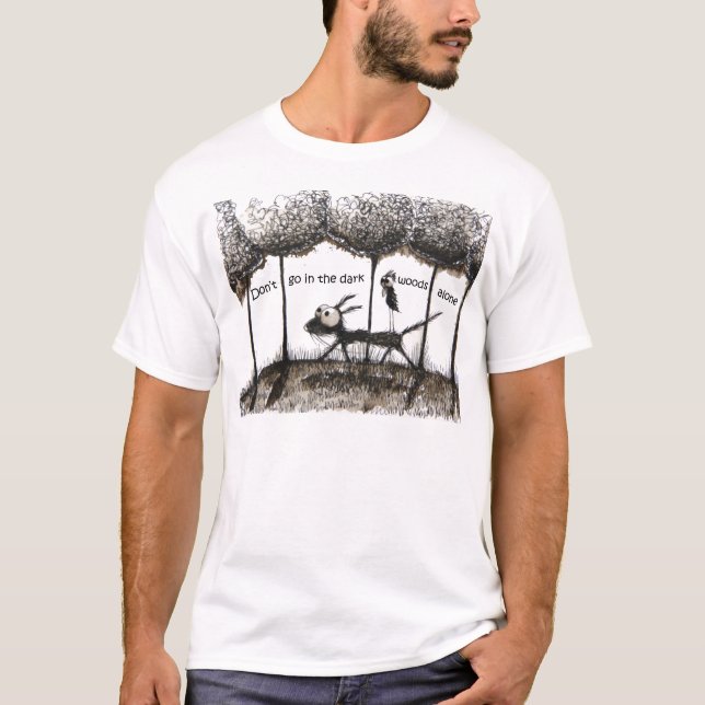 T-shirt Chat de Stressie et la corneille (Devant)