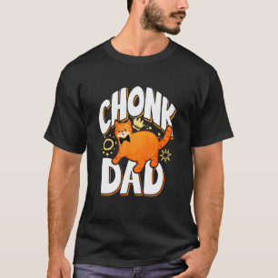 T-shirt Chat de style rétro Papa Papa