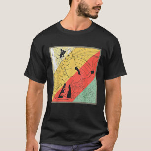 T-shirt Chat de surf drôle Tee-shirt de surf vintage mign